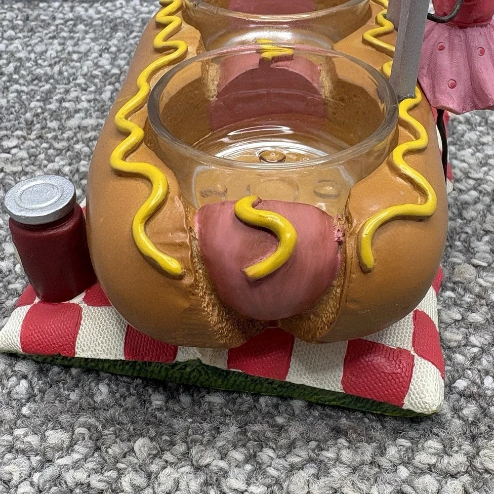 Yankee Candle Ants Picnic Hotdog Double Tart Candle Holder Discontinued